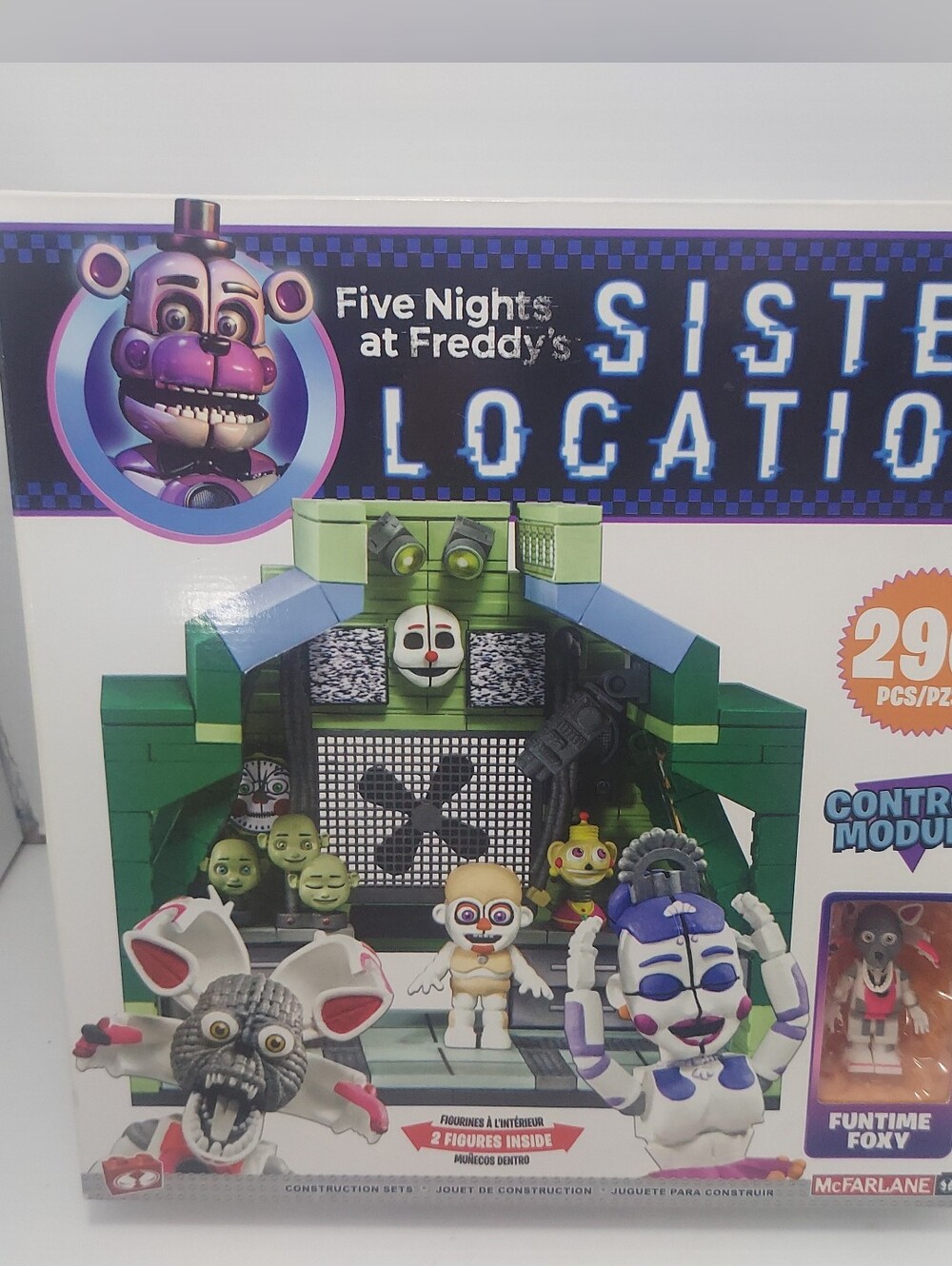 Mcfarlane FNAF Sister Location Control Module Construction Set #12827 SEALED NIB